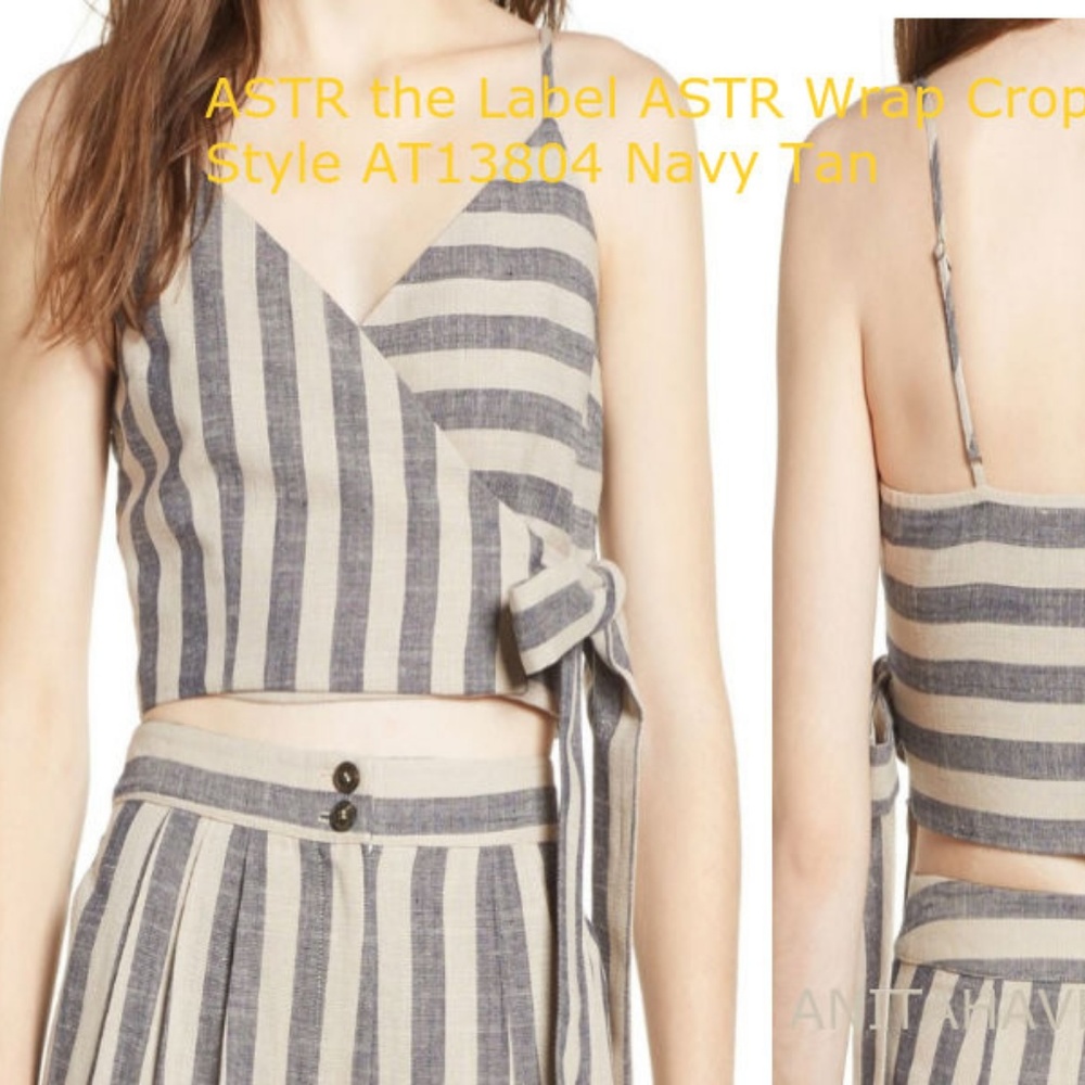 ASTR the Label ASTR Wrap Crop Top Style AT13804